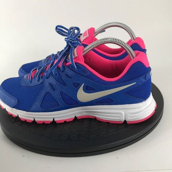 Nike Revolution 2 Blue/Pink Athletic Running Shoes 554900-407 Women’s Size 8 - Picture 8 of 12